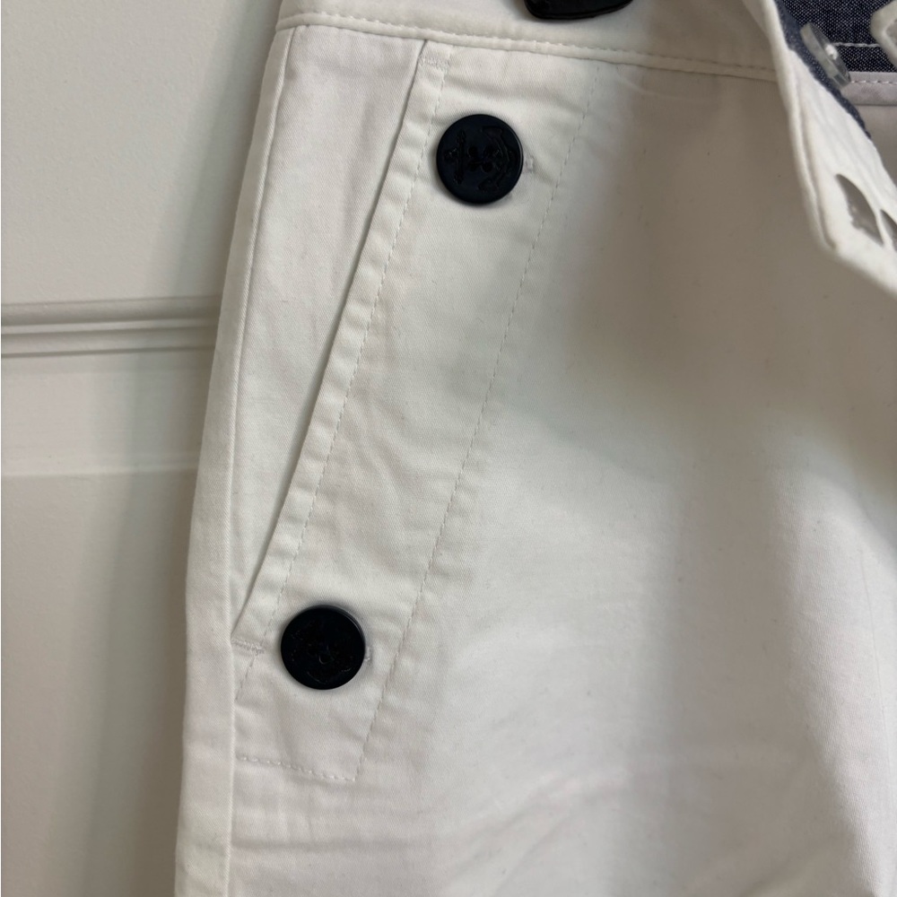 Nautica white Women's Sailor Button Shorts - Picture 4 of 7